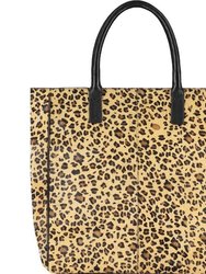 Animal Animal Print Large Leather Tote