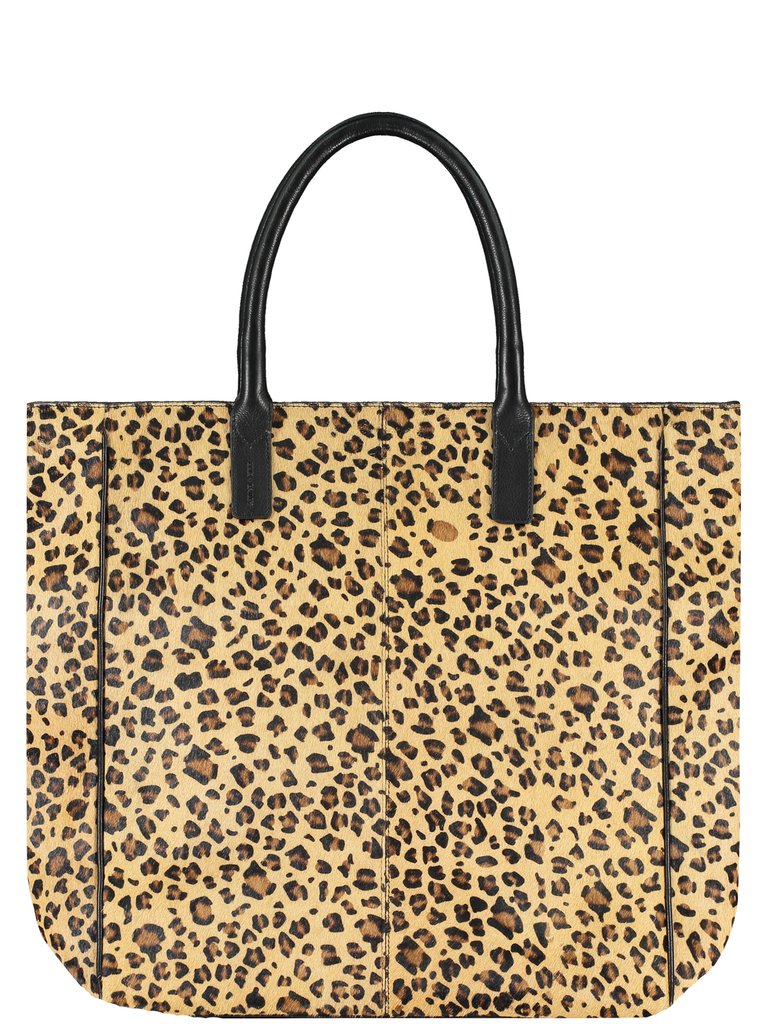 Animal Animal Print Large Leather Tote - Animal Print