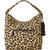 Animal Print Leather Top Handle Grab Bag