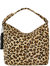 Animal Print Leather Top Handle Grab Bag - Animal Leopard Print