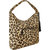 Animal Print Leather Top Handle Grab Bag