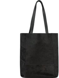 Black Bow Leather Tote