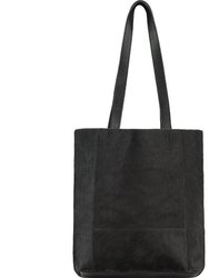 Black Bow Small Leather Tote