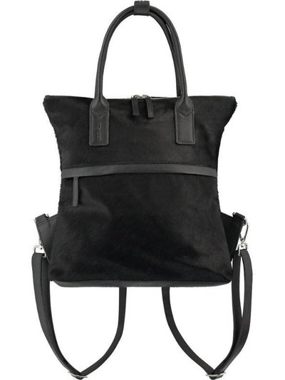 Brix + Bailey Black Convertible Leather Backpack product