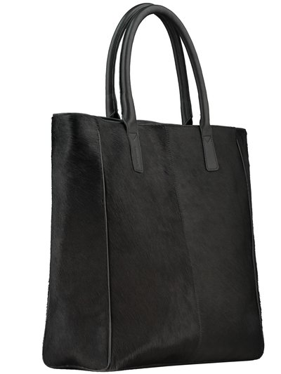 Brix + Bailey Black Large Leather Tote product