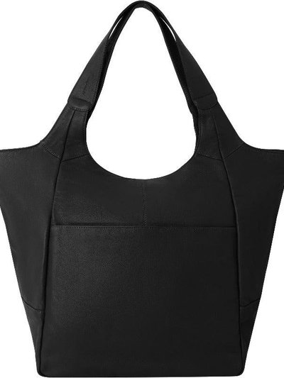 Brix + Bailey Black Large Pocket Tote Shoulder Bag | Bxarx product