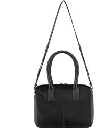 Black Leather Crossbody Shoulder Bag