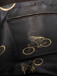 Black Leather Crossbody Shoulder Bag