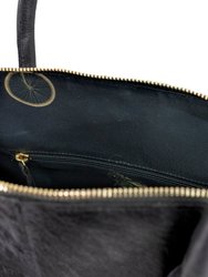 Black Leather Crossbody Shoulder Bag