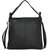 Black Premium Leather Convertible Tote Backpack