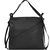 Black Premium Leather Convertible Tote Backpack