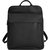 Black Premium Unisex Leather Flap Pocket Backpack