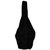 Black Suede Premium Leather Hobo Boho Shoulder Bag