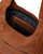 Camel Leather Pocket Tote Shoulder Bag | Bxaib