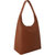 Camel Zip Top Leather Hobo Bag | Bxabd