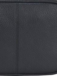 Convertible Premium Leather Crossbody Camera Bag Black 