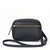 Convertible Premium Leather Crossbody Camera Bag Black 