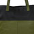 Olive And Black Two Tone Premium Leather Tote Shopper Bag