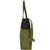 Olive And Black Two Tone Premium Leather Tote Shopper Bag