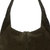 Olive Soft Suede Hobo Shoulder Bag