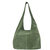 Olive Suede Premium Leather Hobo Boho Shoulder Bag