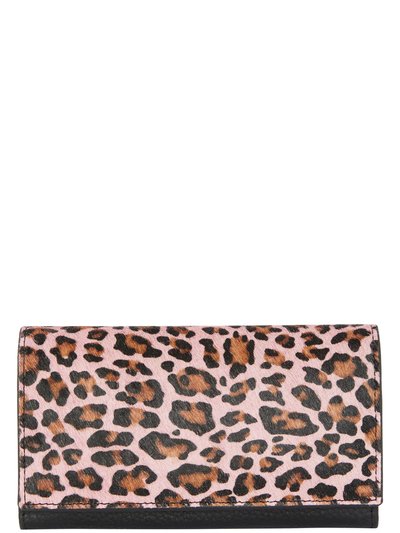 Brix + Bailey Pink Animal Print Leather Multi Section Purse product