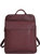 Plum Premium Unisex Leather Flap Pocket Backpack - Plum