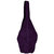 Purple Suede Premium Leather Hobo Boho Shoulder Bag