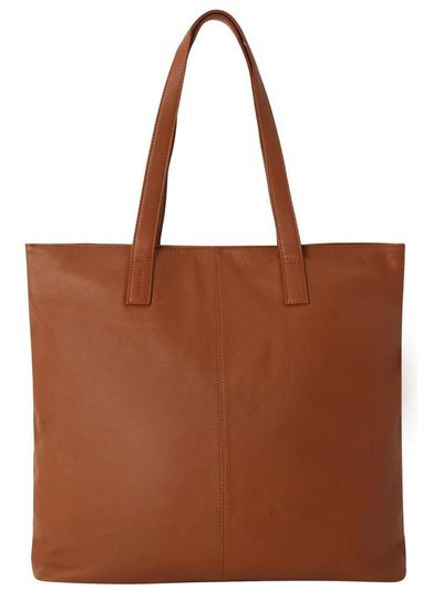 Brix + Bailey Tan Leather Everyday Tote product