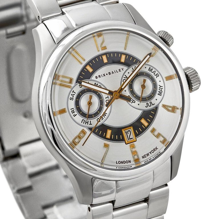 The Brix + Bailey Gold Heyes Chronograph Automatic Men's Watch Form 5