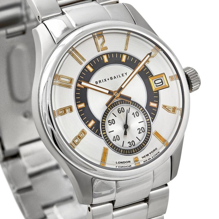The Brix + Bailey Gold Price Wrist Chronograph Men's Unisex Watch Form 6
