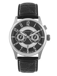 The Brix + Bailey Heyes Chronograph Black Automatic Mens Unisex Women's Wrist Watch Form 1 - Black