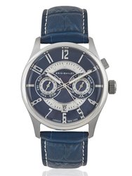 The Brix + Bailey Heyes Navy Blue Men's Chronograph Automatic Watch Form 3 - Navy Blue