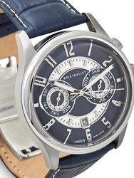 The Brix + Bailey Heyes Navy Blue Men's Chronograph Automatic Watch Form 3