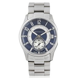 The Brix + Bailey Price Navy Blue Men's Chronograph Unisex Wrist Watch Form 4