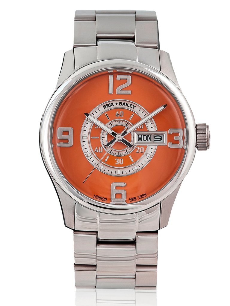 The Brix + Bailey Simmonds Men's Unisex Watch Form 6 - Orange