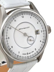 The Brix + Bailey White Wade Automatic Mens Unisex Women's Wrist Watch Form 2