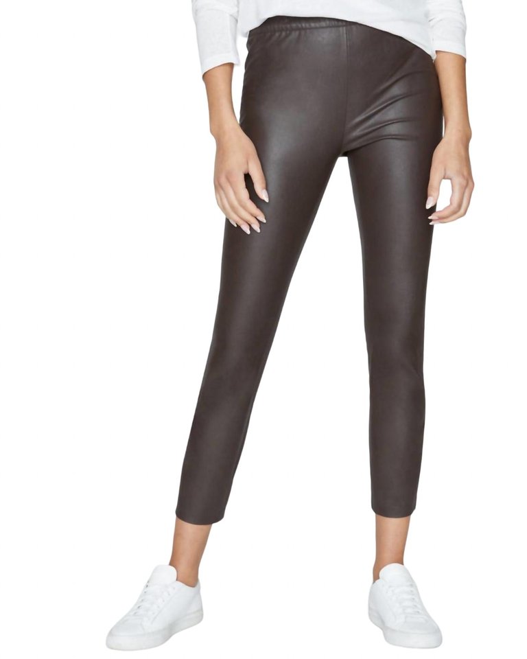 Juniper Stretch Crop Pant In Timber Brown - Timber Brown