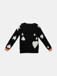 Brodie Women's Black Starstruck Sweater Pullover