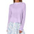 Pearl Crew Sweater - Soft Lilac