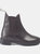 Brogini Childrens/Kids Pavia Piccino Leather Paddock Boots (Brown) (2 Little Kid) - Brown