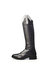 Childrens/Kids Como Piccino Leather Wide Long Riding Boots - Black