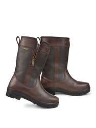 Unisex Adult Abruzzo Leather Country Boots - Brown