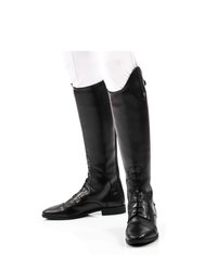 Unisex Adult Albareto Faux Leather Wide Yard Boots - Black