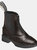 Unisex Childrens Leather Tivoli Piccino Zipped Boots (Brown) - Brown