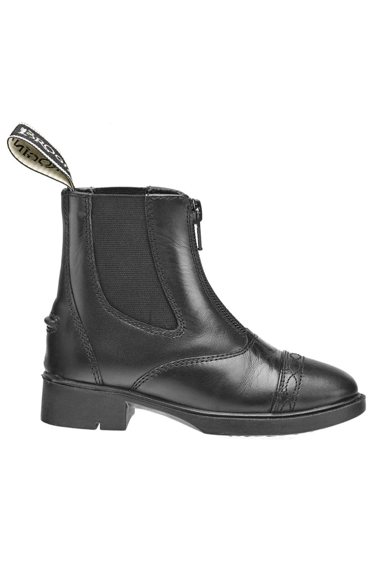 Unisex Childrens Tivoli Piccino Zipped Boots (Black)
