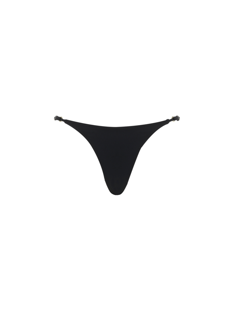 Bahia Adjustable Bikini Bottoms - Midnight Black