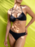 Belo Horizonte Bikini Top - Midnight Ribbed