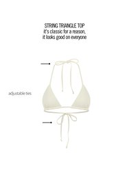 Gabriela Triangle Top - Electric Orchid
