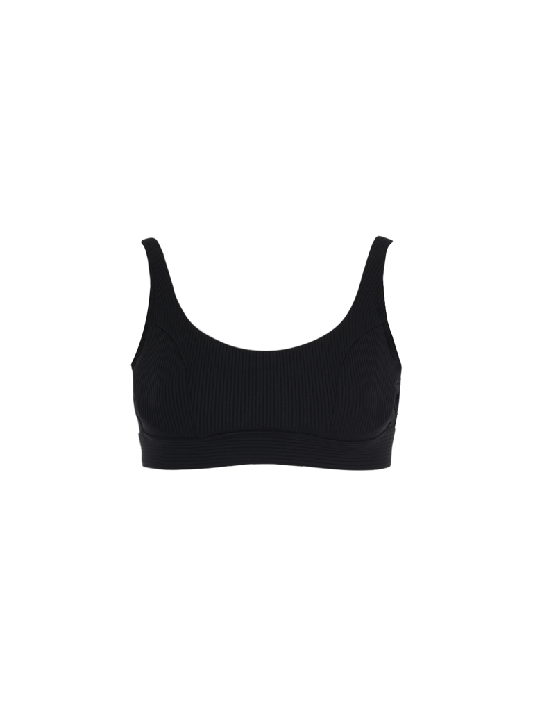 Itacare Top - Black - Midnight Black Rib